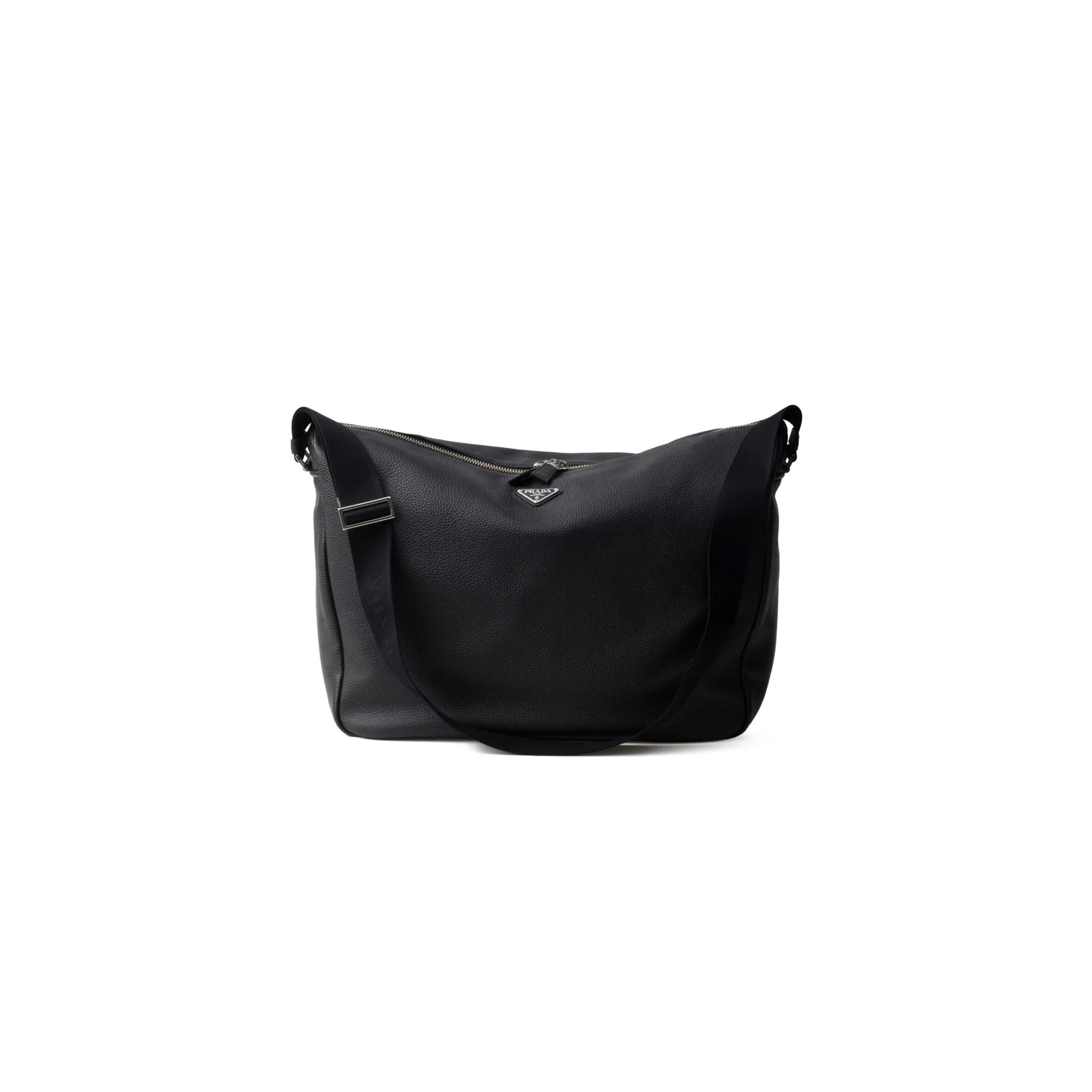 PRADA LEATHER SHOULDER BAG 2VH185 (43*32*18cm)